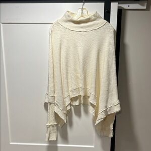 Chic Cream Cowl Neck Sweater